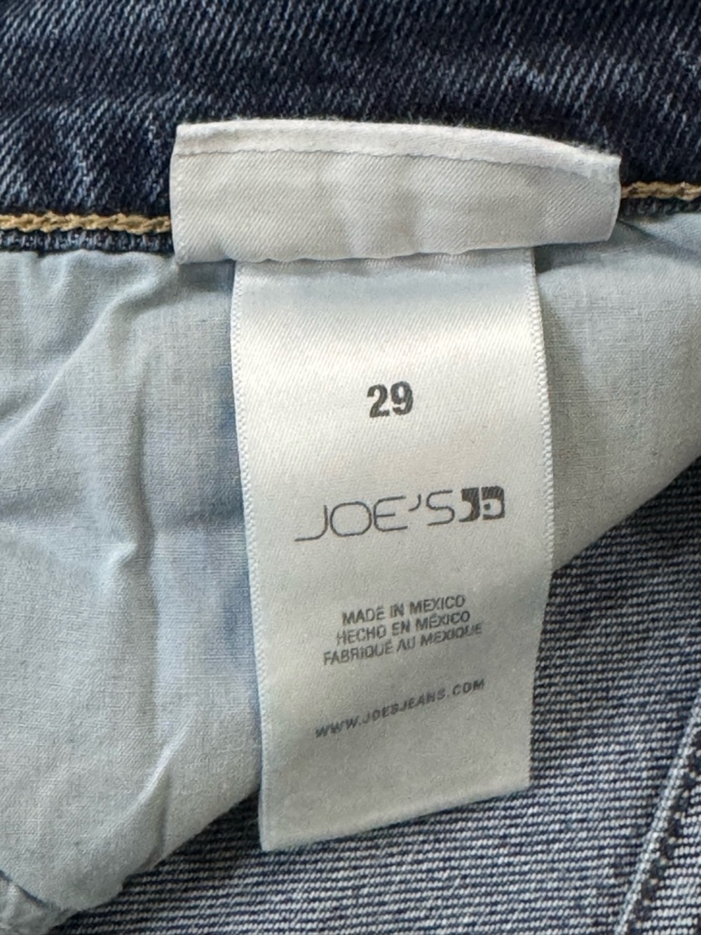 Joe's the Blake High Rise Wide Leg Crop Jeans, Medium Wash Denim Jeans, Size 29 - Picture 10 of 10